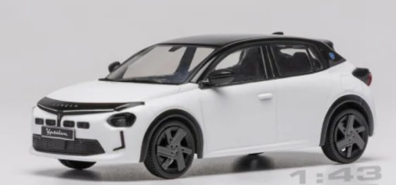 Lancia Ypsilon, weiss/schwarz, 2025