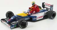 WILLIAMS - F1 RENAULT FW14 N 5 WINNER BRITISH (with pilot driver) 1991 WITH NIGEL MANSELL AND AYRTON SENNA TAXI RIDE FIGURES