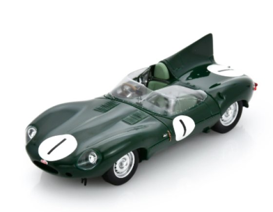 Jaguar D No.1 6th Le Mans 24H 1956 M. Hawthorn �� I. Bueb