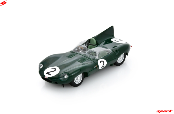 Jaguar D No.2 Le Mans 24H 1956 P. Frère – D. Ti