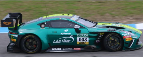 ASTON MARTIN VANTAGE GT3 N°8 COMTOYOU RACING DTM 2025 NICOLAS BAERT (300EX.)