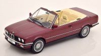 BMW 325i (E30) Cabriolet, metallicdonkerrood, 1985