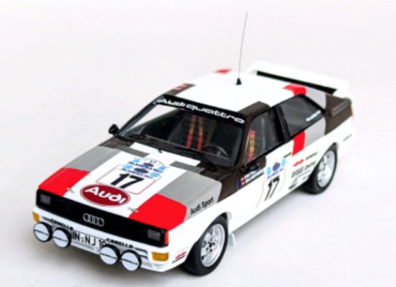 Audi quattro, Rally Acropolis, 1981, #20, M.Mouton/F.Pons, 1:43