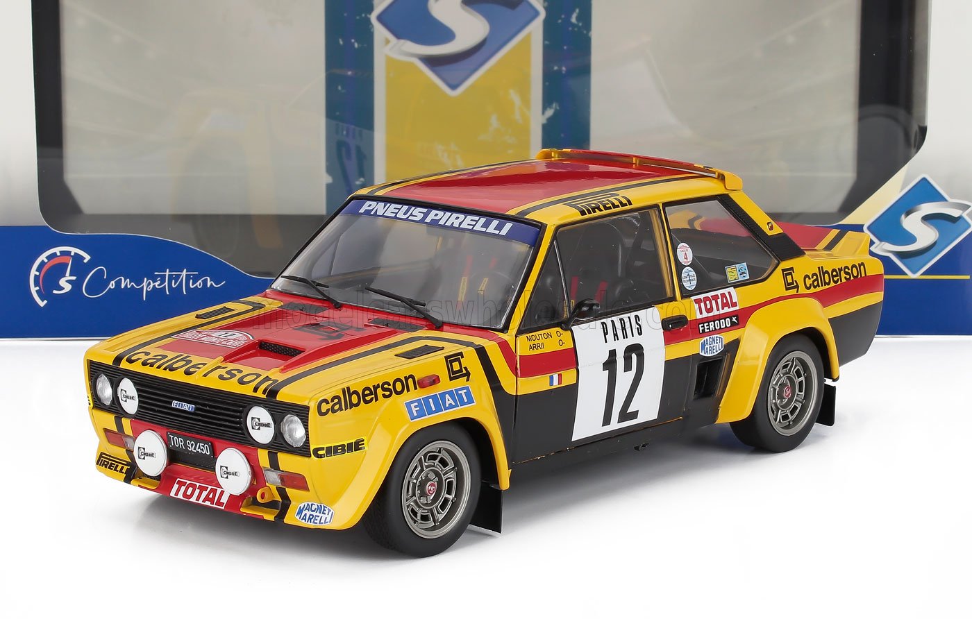 FIAT - 131 ABARTH TEAM CALBERSON N 12 7th RALLY MO