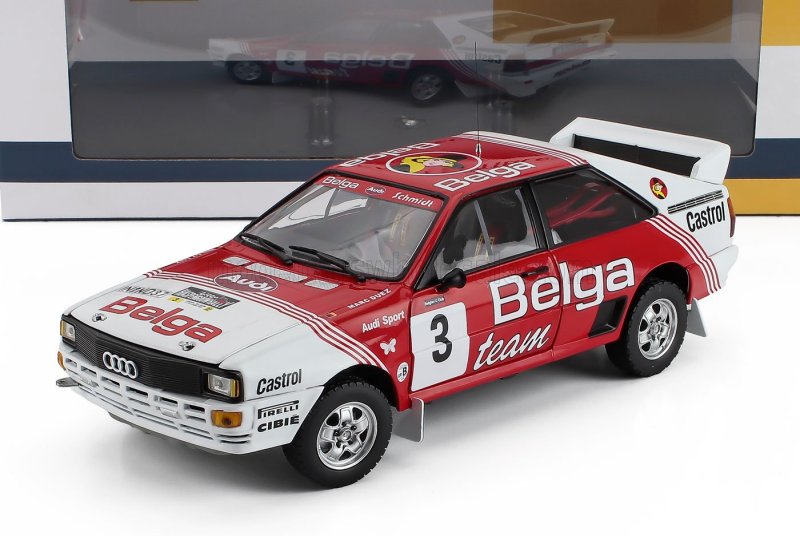 Audi Quattro A1 #3 M.Duez/W.Lux Winner Lotto Haspengouw Rally