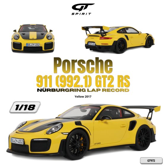 PORSCHE 911 [992.1] GTS2 RS NÜRBURGRING LAP RECORD YELLOW 2017