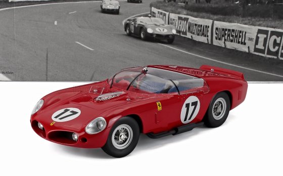 FERRARI - 250 TR61 3.0L V12 SPIDER TEAM N.A.R.T. NORTH AMERICAN RACING N 17 24h LE MANS 1961 PEDRO RODRIGUEZ - RICARDO RODRIGUEZ