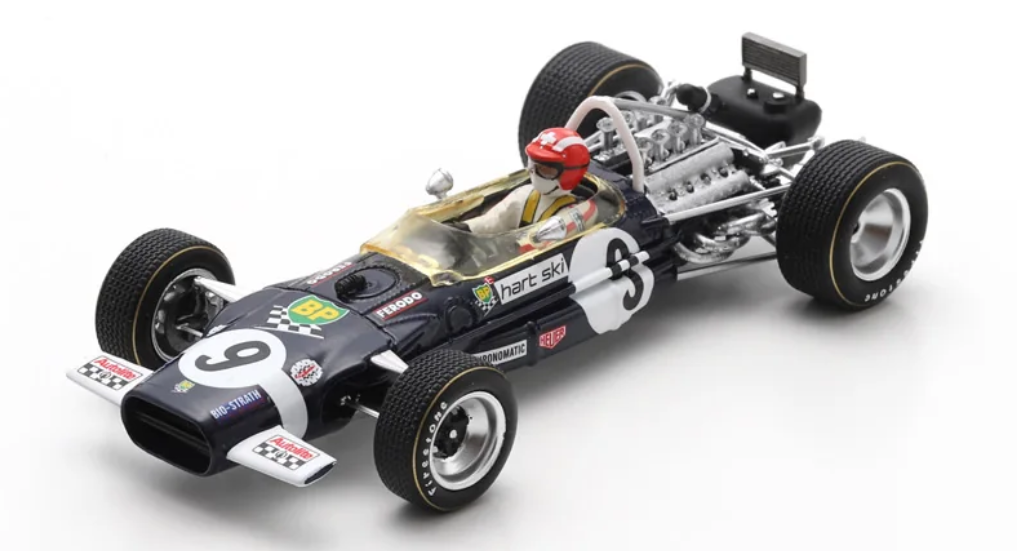 LOTUS 49B N°9 GP Monaco 1969 Jo Siffert