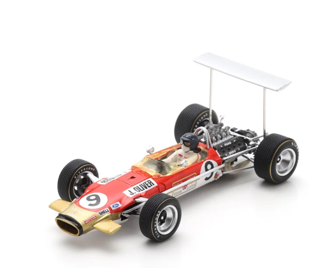 LOTUS 49B N°9 GP Grande Bretagne 1968 Jackie Oliv