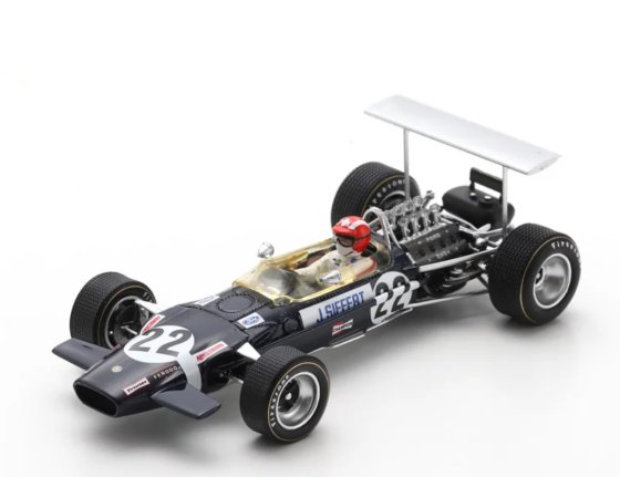 LOTUS 49B N°22 winner GP Grande Bretagne 1968 Jo Siffert
