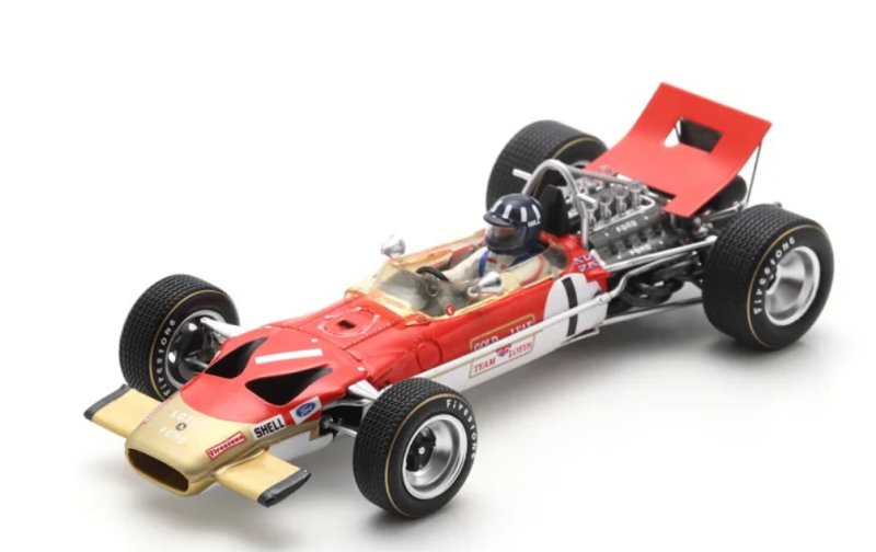 LOTUS 49B N°1 winner GP Monaco 1969 Graham Hill