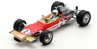 LOTUS 49B N°2 4th GP Monaco 1969 Richard Attwood