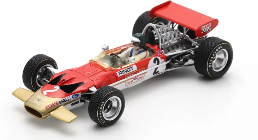 LOTUS 49B N°2 winner GP US 1969 Jochen Rindt