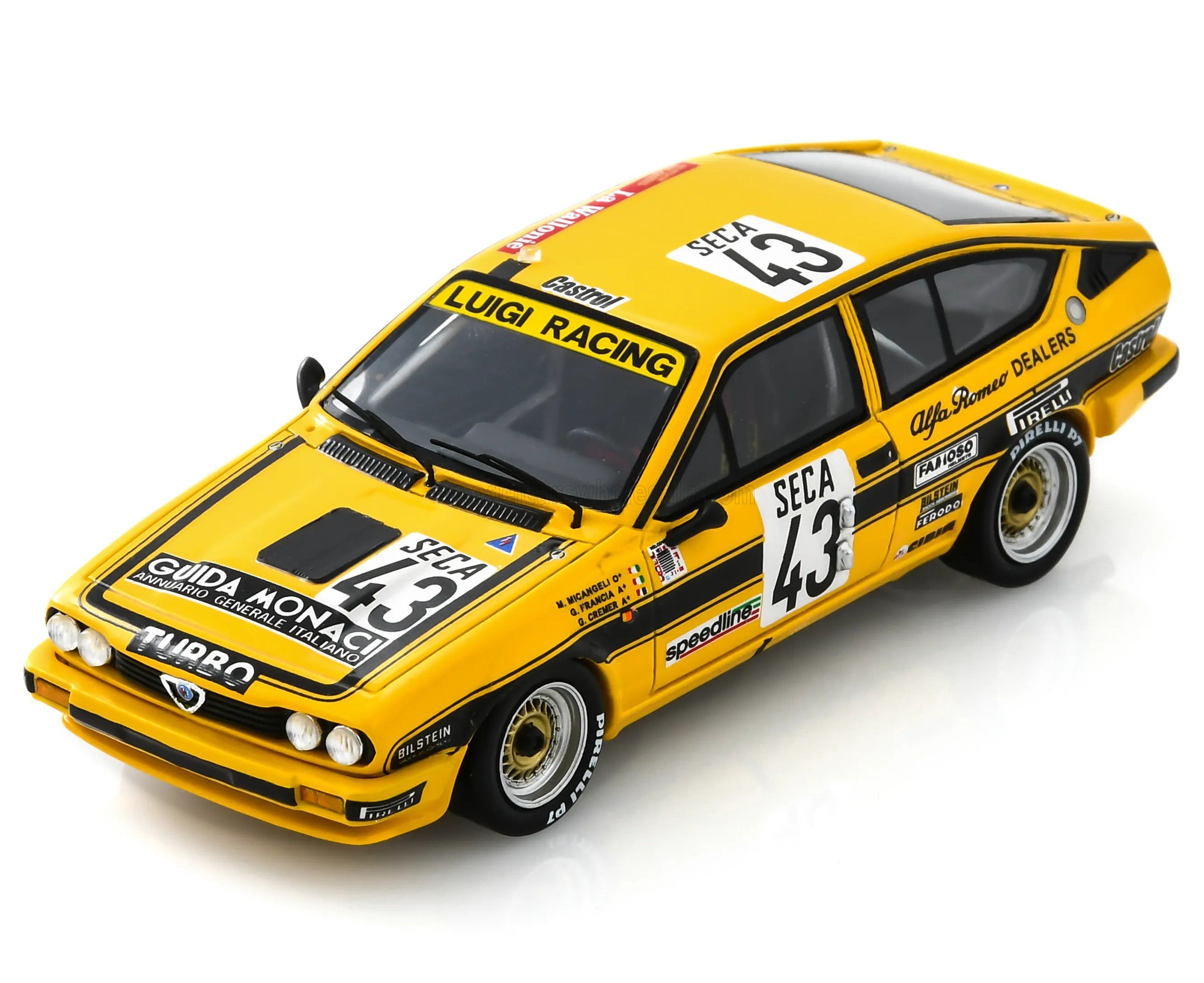 ALFA ROMEO GTV6 N°43 24H Spa 1982M. Micangeli - G