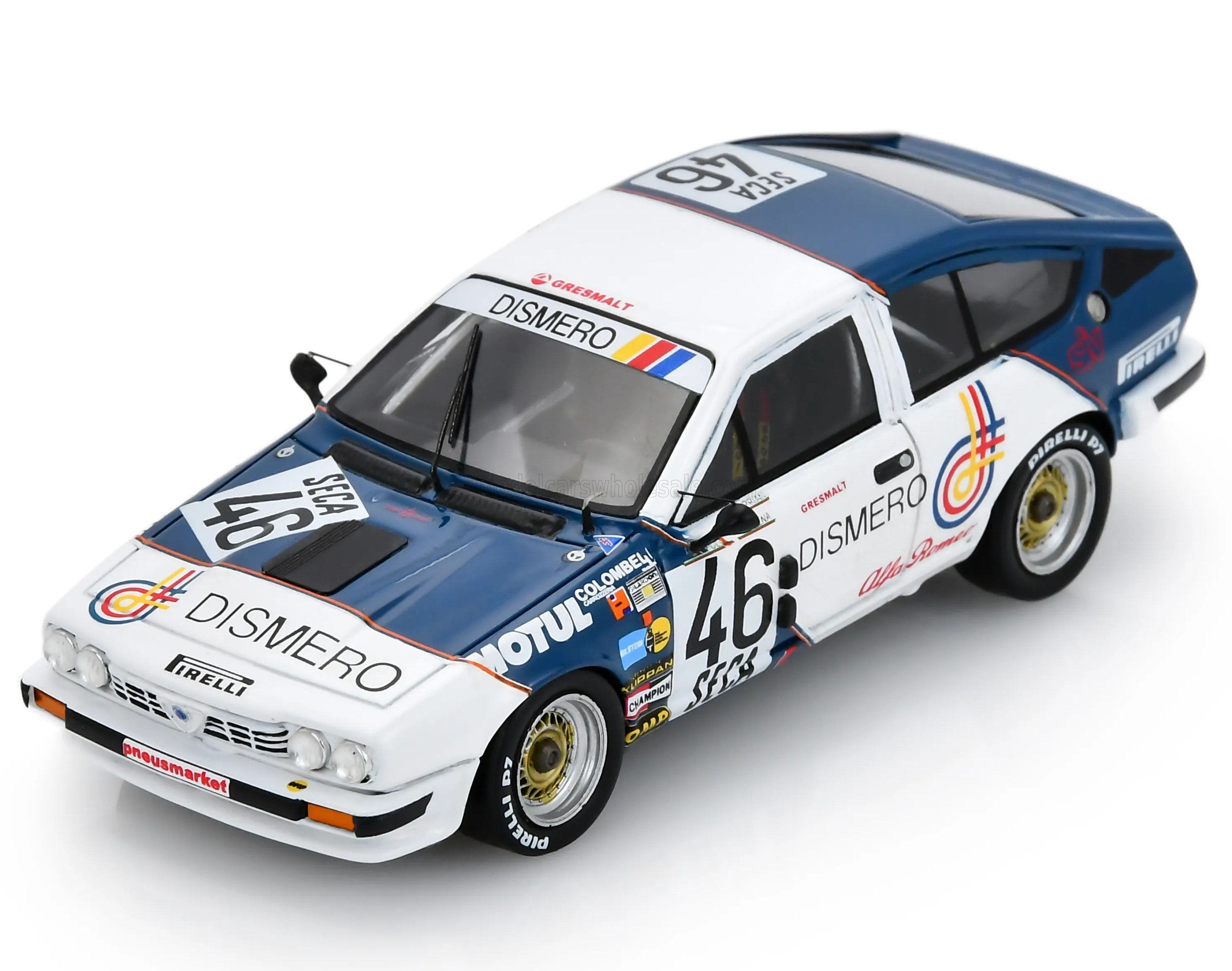 ALFA ROMEO GTV6 N°46 24H Spa 1985M. Cipriani - M.