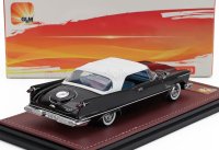 IMPERIAL - CROWN CABRIOLET (SINGLE HEADLIGHT) CLOSED 1957 - BLACK WHITE