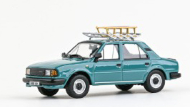 Skoda 120L, turqoise, 1984