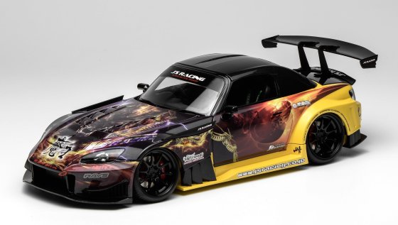 HONDA - S2000 SPIDER HARD-TOP CLOSED J's RACING MAOU 2013 - BLACK YELLOW