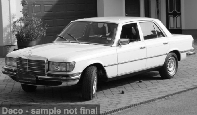 MERCEDES BENZ - S-CLASS 350SEL (W116) 1976 - WHITE