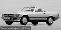 Mercedes 450 SL (R 107), silber, 1985, 1:18