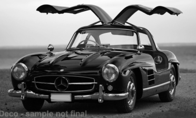 Mercedes 300 SL (W198), zwart, 1955, 1:18