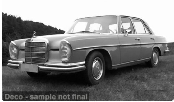 Mercedes 280 SE (W108), grijs, 1968, 1:18