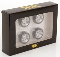 BANDEN SET 4X WHEELS AND SPEEDLINE RIMS FOR PORSCHE 911 993 GT2 COUPE 1996 - BLACK CHROME