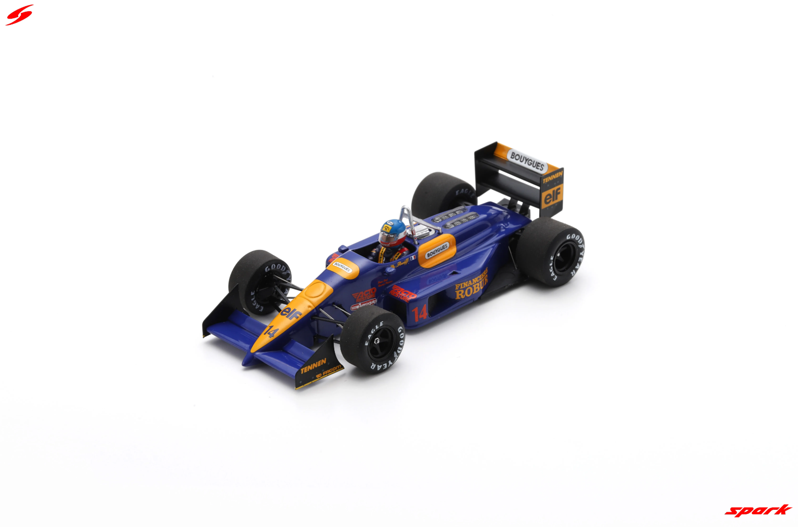 AGS JH23 No.14 French GP 1988 Philippe Streiff