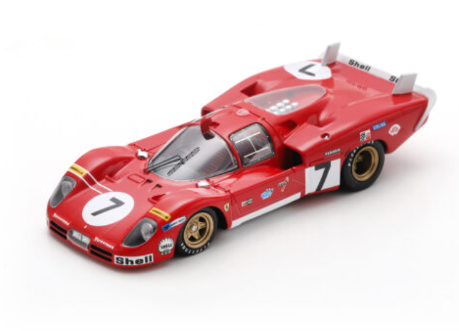 Ferrari 512 S No.7 Le Mans 24H 1970 D. Bell - R. P