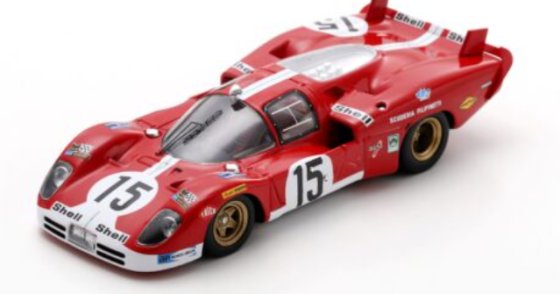 Ferrari 512 S No.15 Le Mans 24H 1970 M. Parkers - H. Mueller