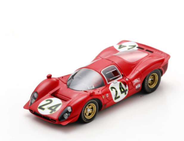 Ferrari 330 P4 No.24 2nd Daytona 24H 1967 M. Parke