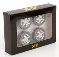 SET 4X WHEELS AND CUP RIMS FOR PORSCHE 911 964 RS COUPE 1992 - BLACK CHROME