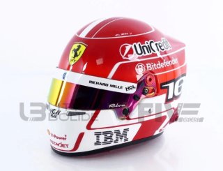 Charles Leclerc Ferrari 2025 helm schaal 1/2 door MINI HELMET
