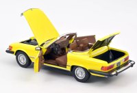 Mercedes-Benz 450 SL (Amerikaanse versie) 1979 Geel 1:18
