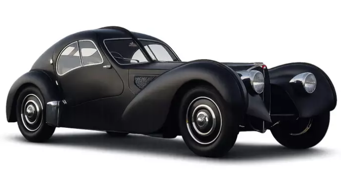 Bugatti Type 57 SC Atlantic 1937 Zwart 1:12