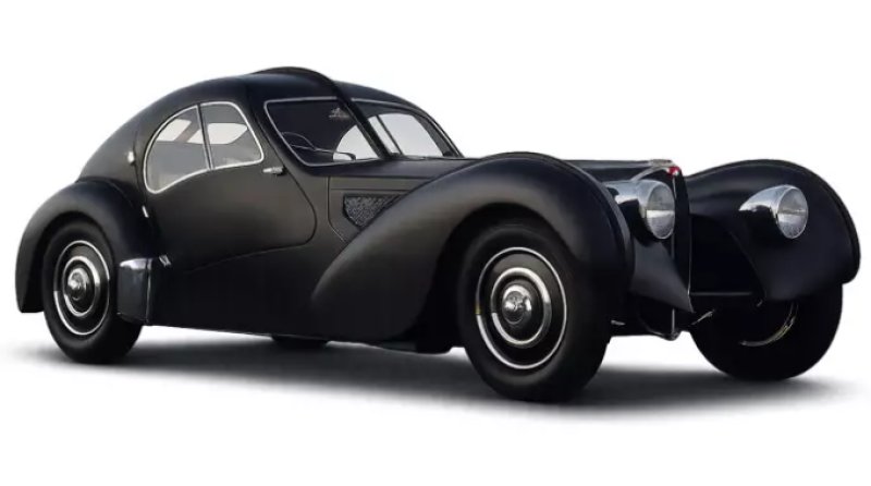 Bugatti Type 57 SC Atlantic 1937 Zwart 1:12