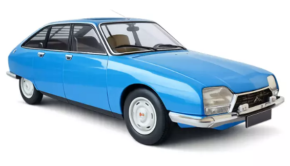 Citroën GS X2 1976 Hunaudieres Blauw 1:18