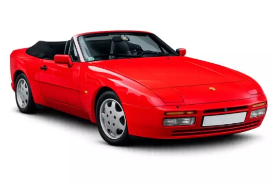 Porsche 944 S2 Cabriolet 1989 Indischrot 1:18