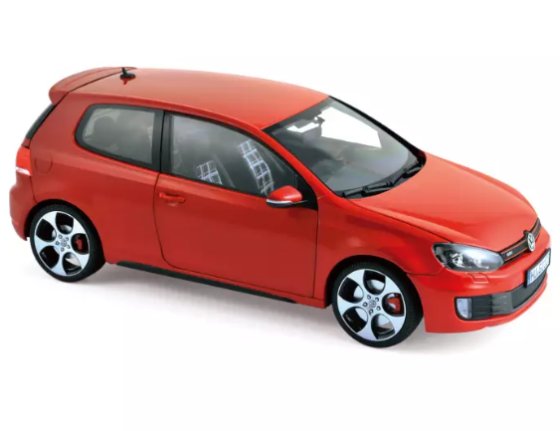 VW Golf GTI 2009 Tornado Rouge 1:18