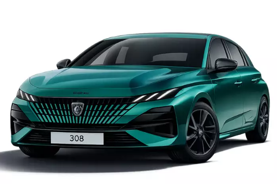 Peugeot 308 GT Hybride 2026 Blauw Lagoa 1:43