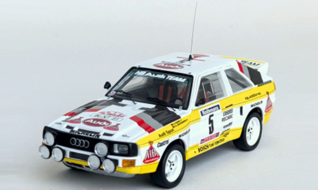 Audi Sport quattro, Tour de Corse, 1985, #5, W.Rö