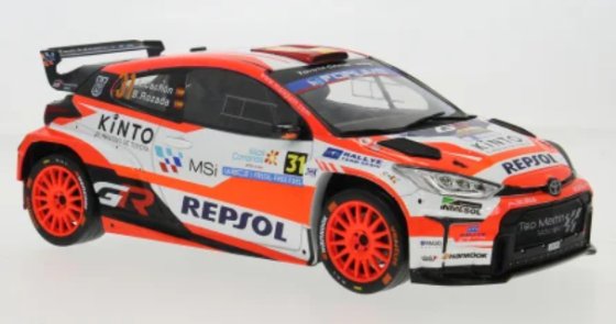 Toyota GR Yaris Rally2, Rally Islas Canaris, 2025, #31, A.Cachon/A.Dumand, 1:18