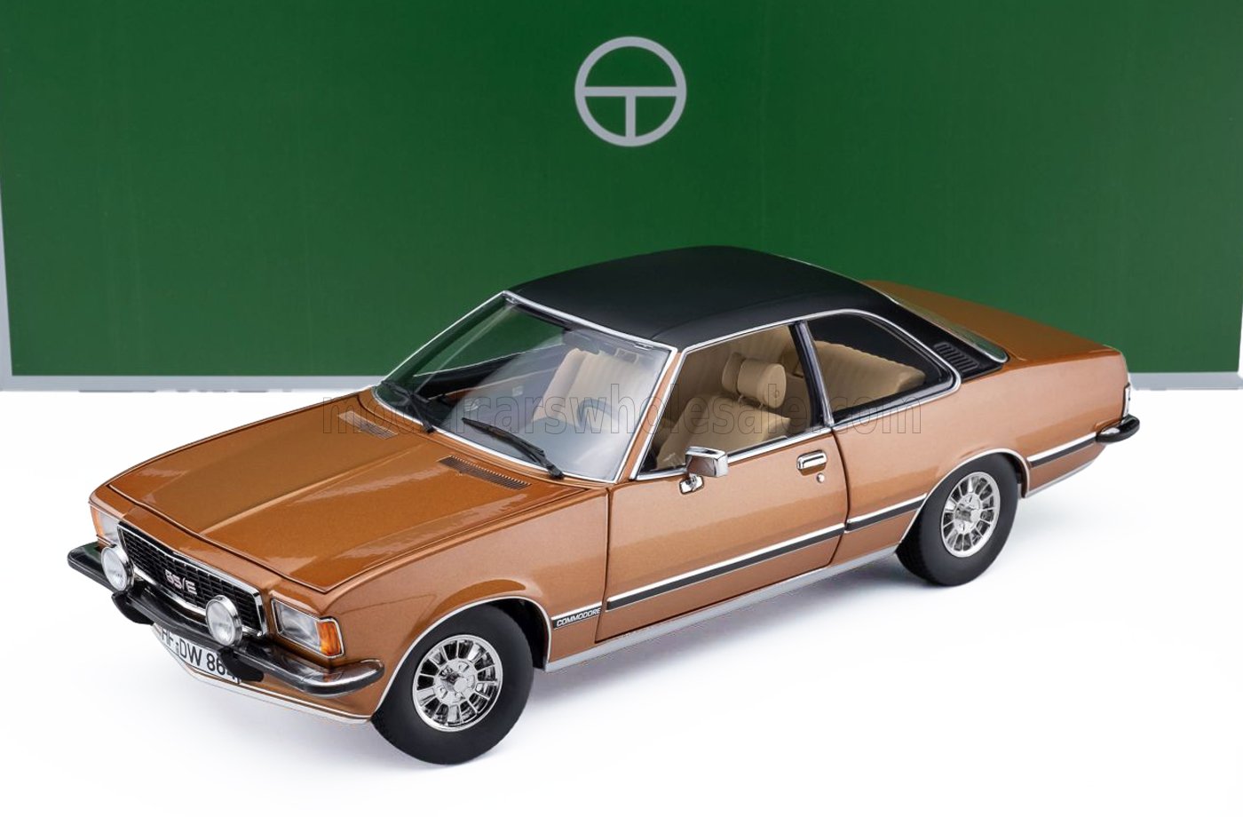 OPEL - COMMODORE B GS/E COUPE 1975 - BROWN BLACK