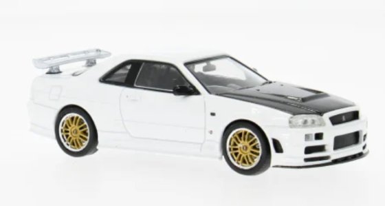 NISSAN - SKYLINE GT-R (R34) COUPE 2002 - WHITE BLACK
