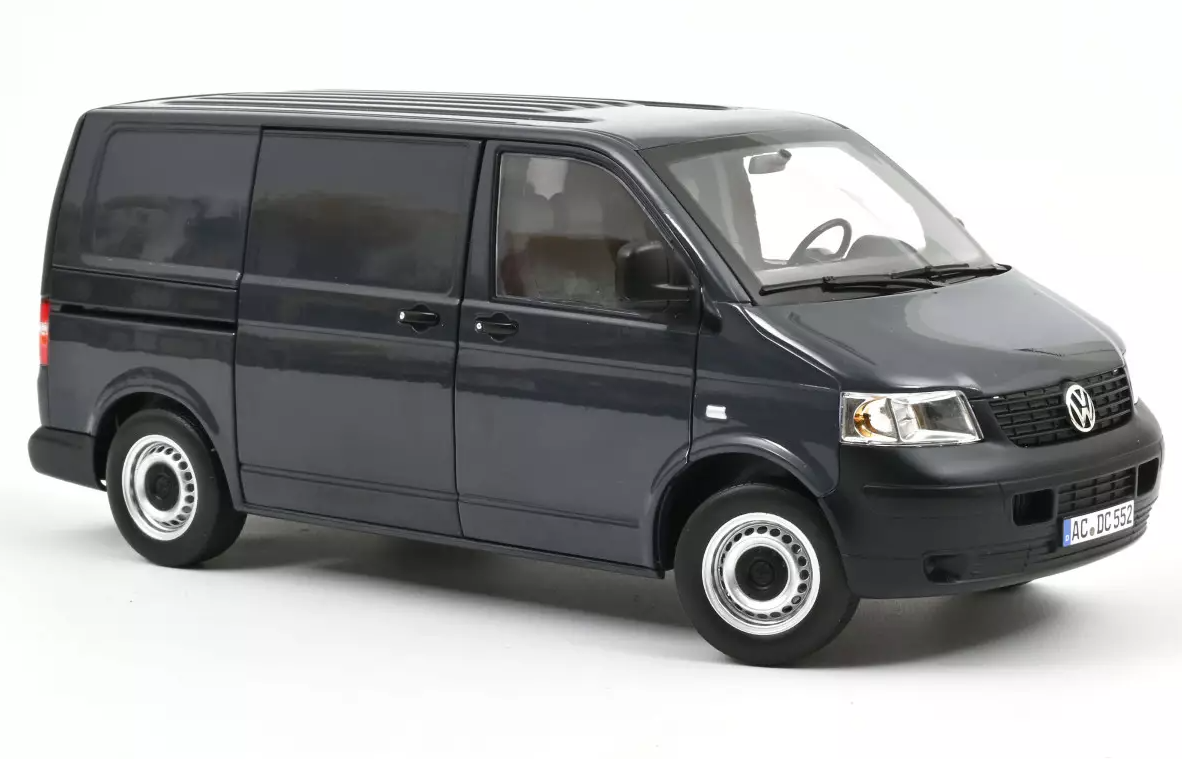 VW Transporter 2003 antracietgrijs 1:18