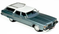 OLDSMOBILE - CUSTOM CRUISER SW STATION WAGON 1976 - LIGHT BLUE WHITE
