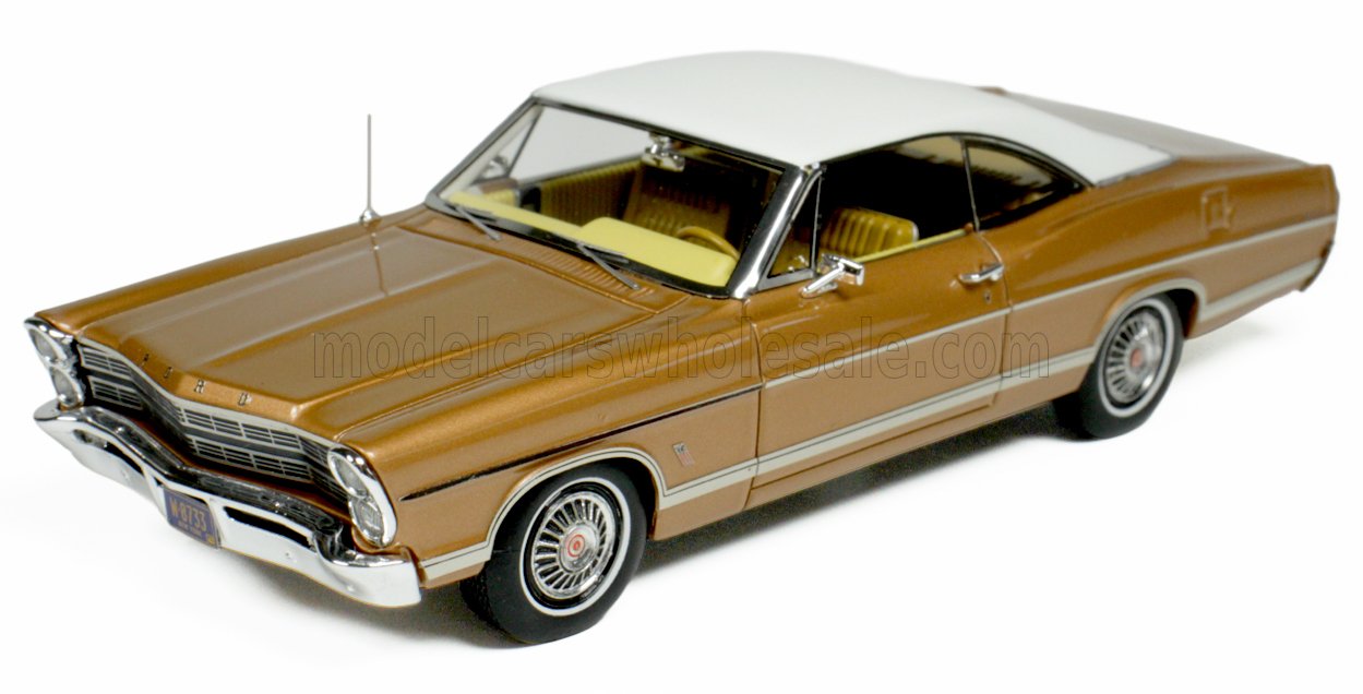 FORD USA - GALAXIE COUPE 1967 - COPPER WHITE