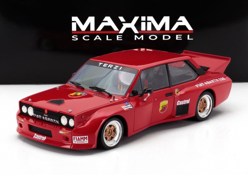 FIAT 131 ABARTH SE035 TURBO VOLUMETRICO COMPETIZIONE N 15 RACING 1979 - RED