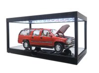 Vitrine zwart met LED verlichting