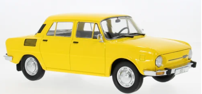 Skoda 100, geel, 1969